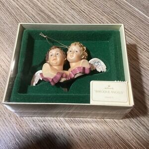 Hallmark Keepsake Ornament "Baroque Angels" Collectible Christmas Angel Duo Gift